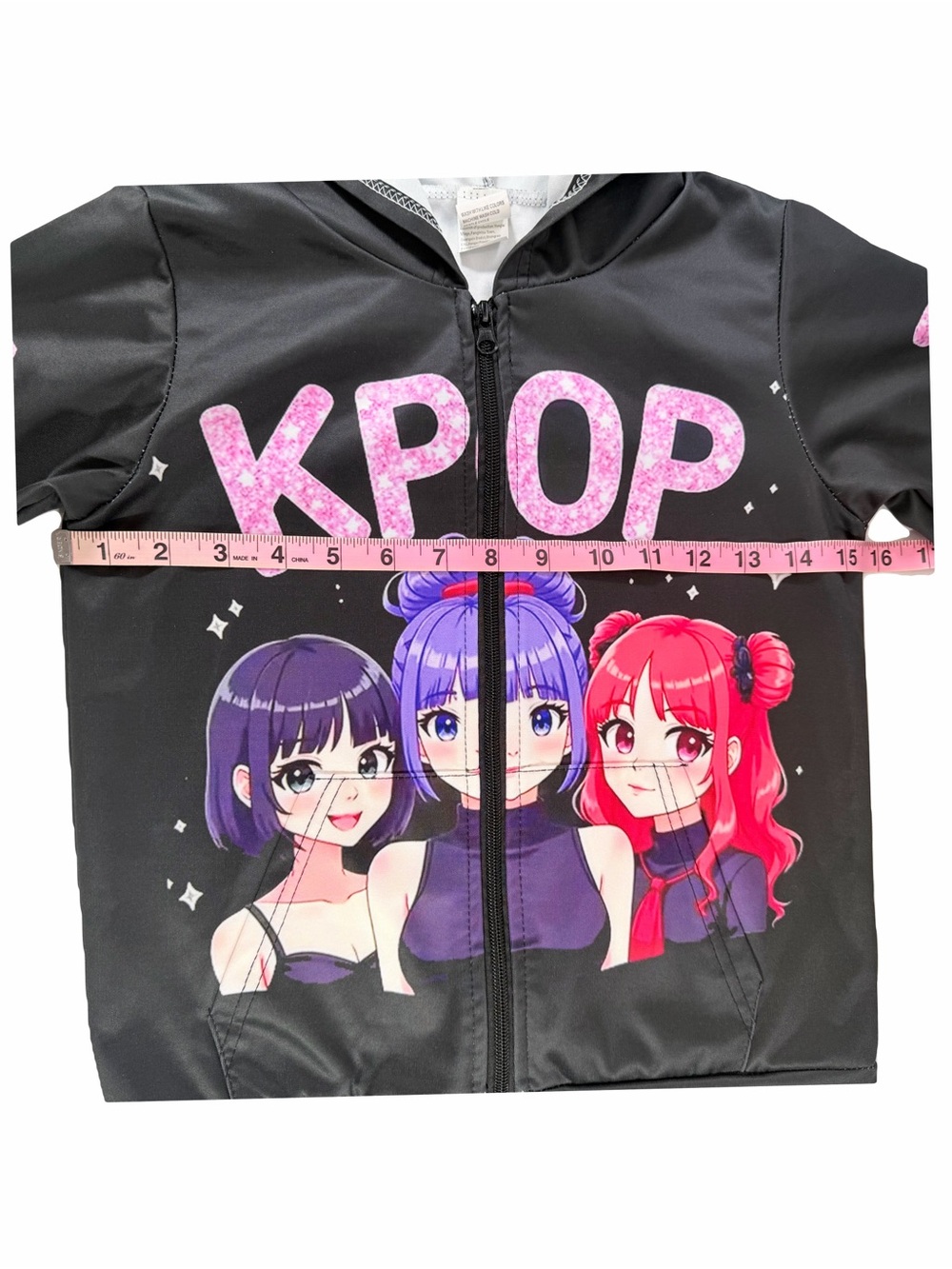 Kpop Hooded Lightweight Jacket Size 5/6 Girls' - Picture 8 of 12
